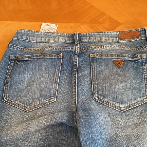 Guess bootcut jeans with lace insert, US size 30 petite lenth - Picture 7 of 7